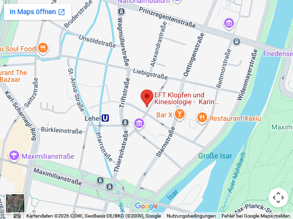 Anfahrt zur Praxis für EFT Klopfen und Kinesiologie - Karin Arndt